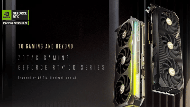 ZOTAC rolls out advanced desktop graphic cards based on NVIDIA RTX 5000 series